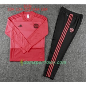 Manchester United Dziecięcy Komplet Bluzy Treningowe Czerwony 2018-2019